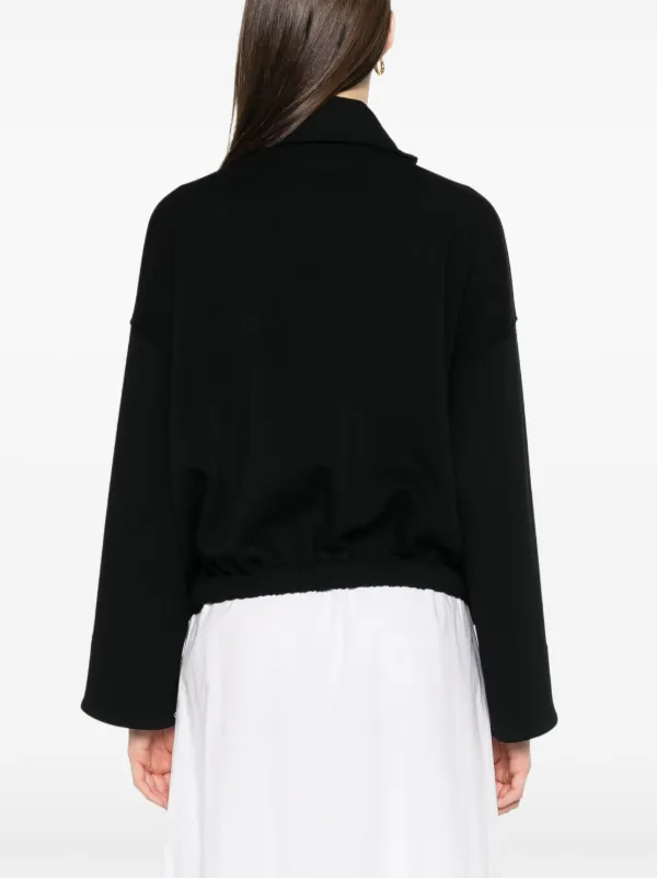 エンポリオアルマーニ　ブラック ジップアップジャケット EMPORIO ARMANI ブルゾン アウター 「エンポリオ アルマーニ