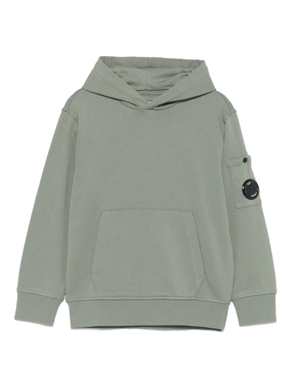 C.P. Company Kids Hoodie met lensdetail Groen