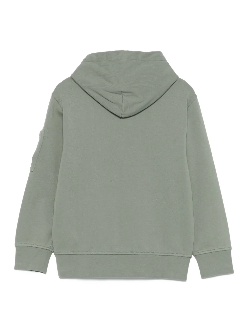 C.P. Company Kids Hoodie met lensdetail Groen