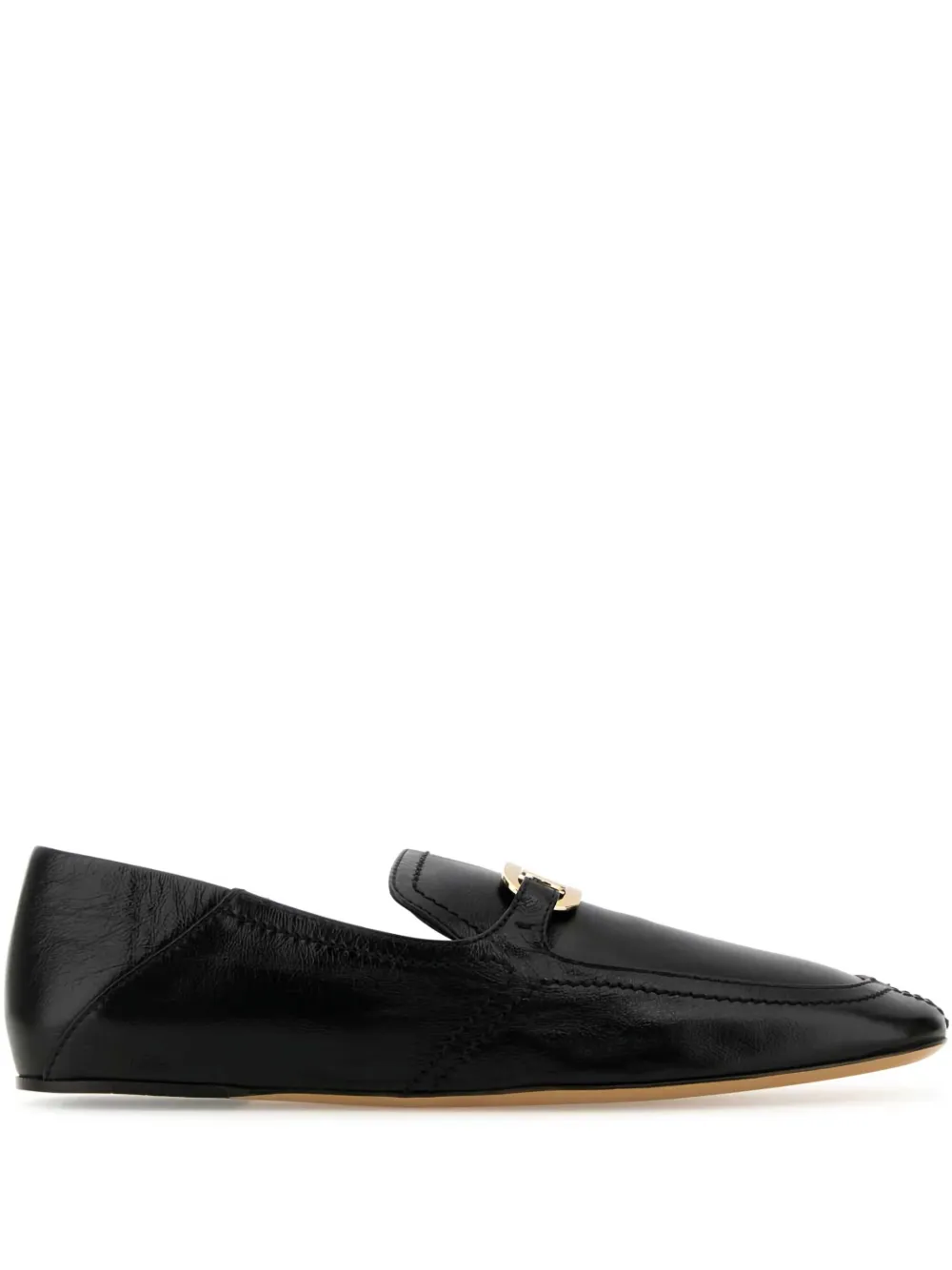 Ferragamo Elaine leather loafers – Black