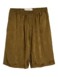 Song For The Mute textured lace-effect shorts - Green