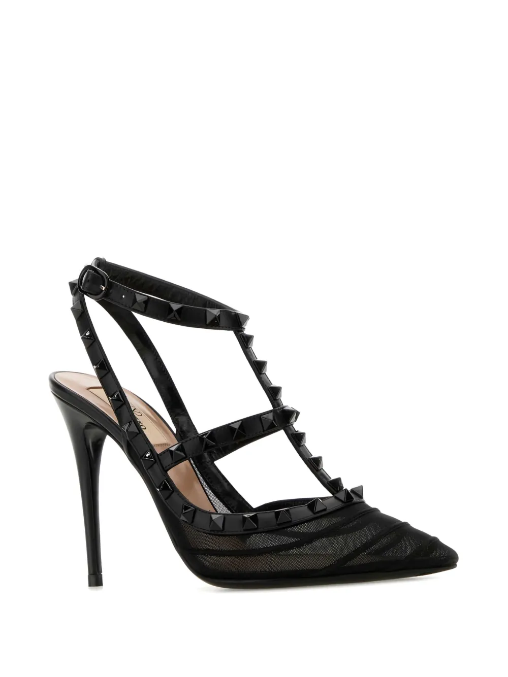 Valentino Garavani 100mm Rockstud pumps - Zwart