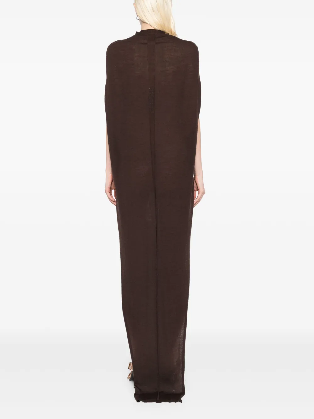 Rick Owens Mouwloze jurk Bruin