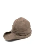 Ziggy Chen striped cap - Brown