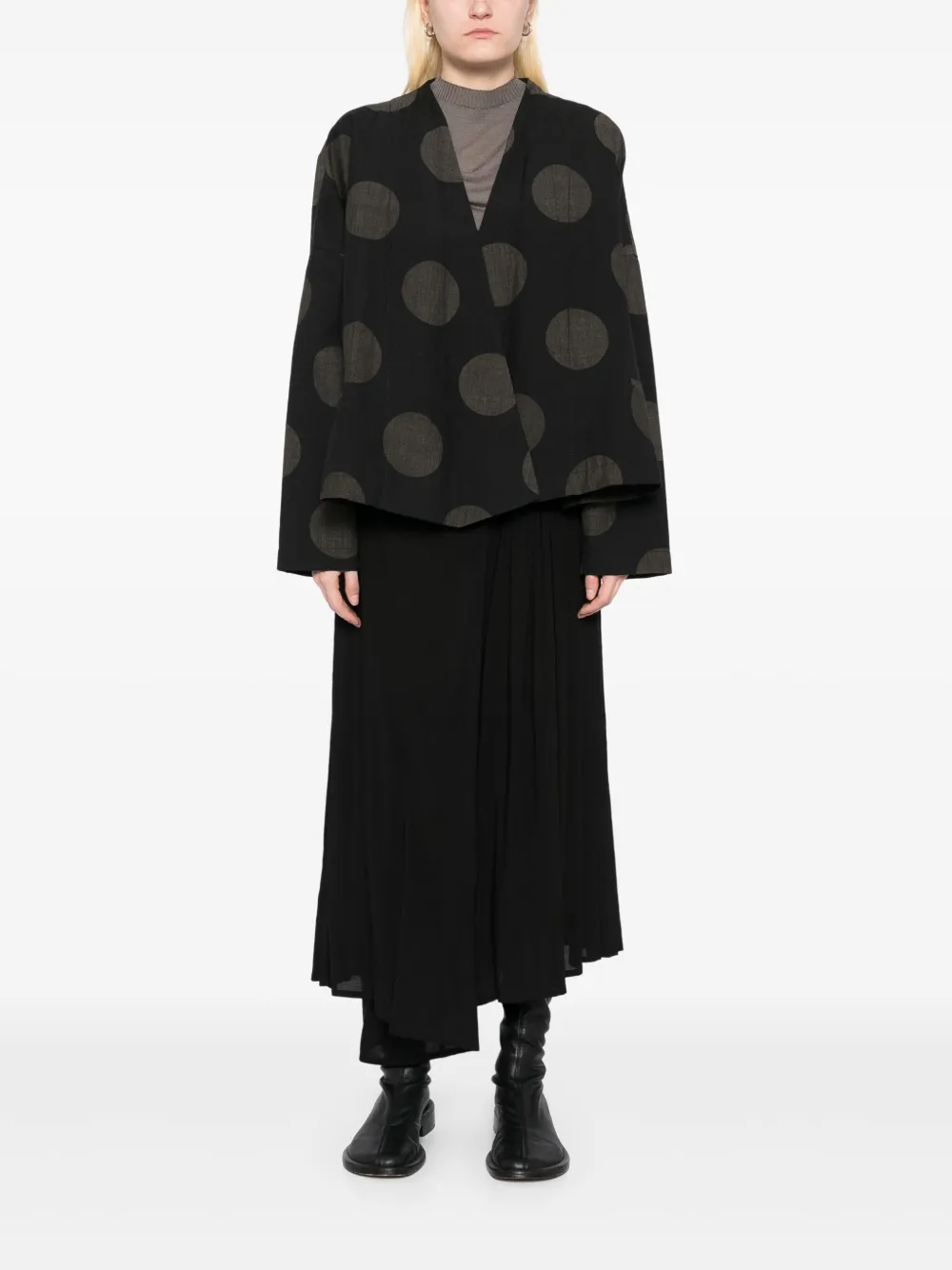 Uma Wang Oversized jack - Zwart