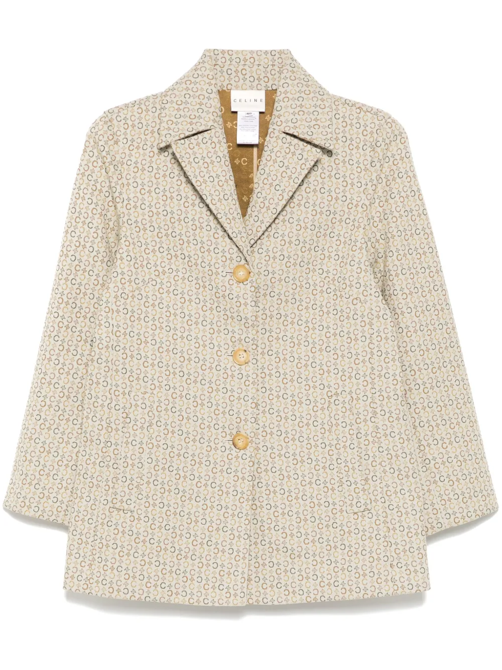 Céline Pre-Owned 1990-2000 シングルジャケット - ニュートラル Céline Pre-Owned 1990-2000 シングルジャケット - ニュートラル
