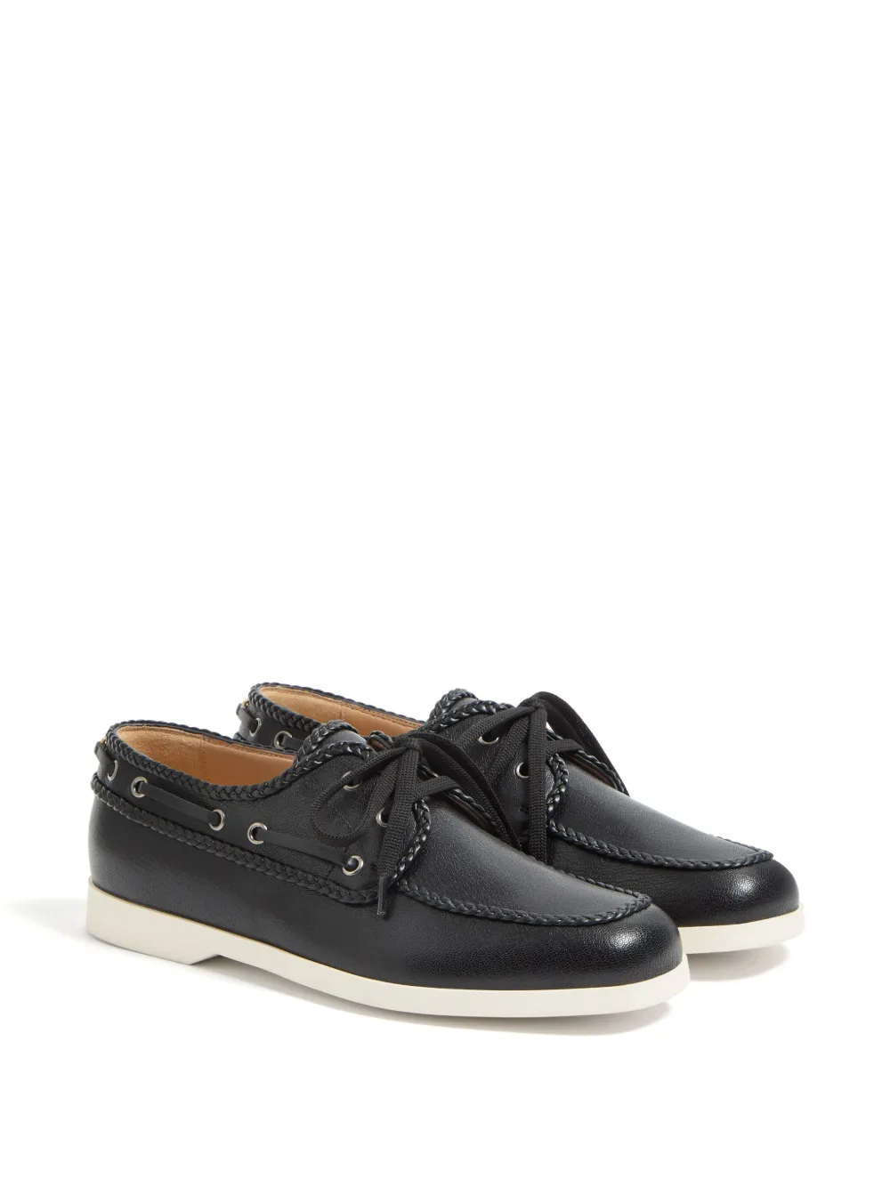 Valentino Garavani Palm Avenue boat shoes - Zwart