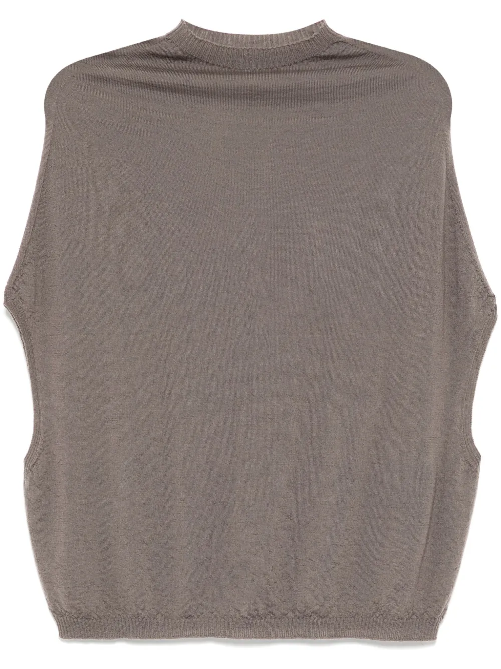 Rick Owens playera con cuello redondo | marrón | Image 1