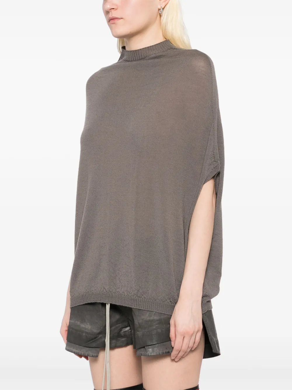 Rick Owens Mouwloos hemd Bruin