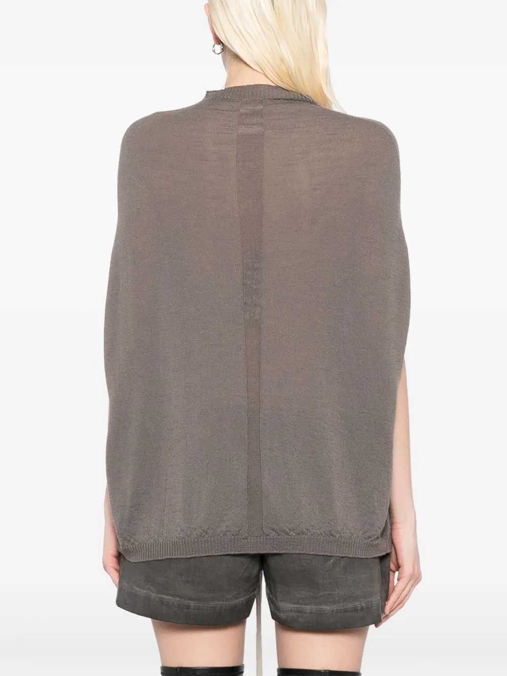 Rick Owens Mouwloos hemd Bruin