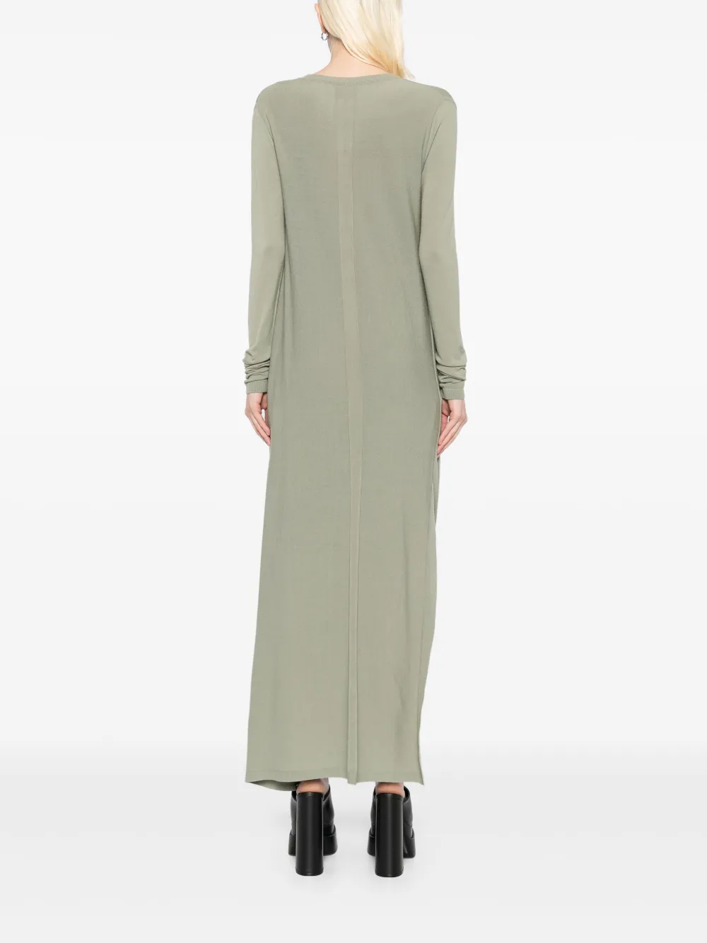 Rick Owens Gedrapeerde jurk Grijs