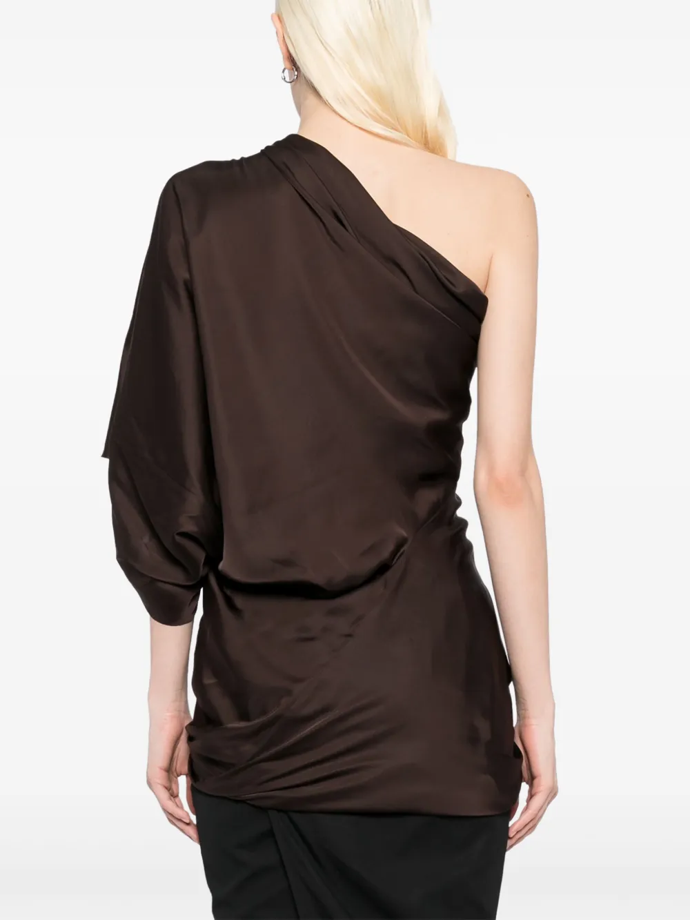 Rick Owens Asymmetrische top Bruin