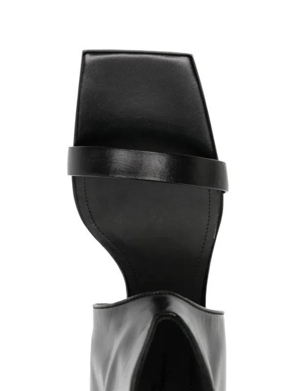 シューズ・サンダルその他 RICK OWENS Woman High heel shoes Black RP01E7873LOO 09 Rick Owens High Heel Sandals | Black | FARFETCH