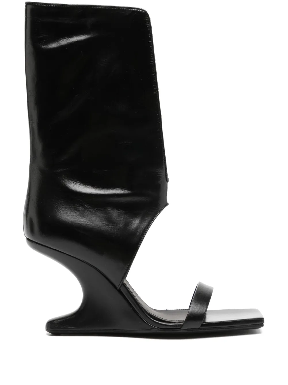 Rick Owens Sandalen met hoge hak Zwart