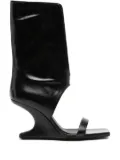 Rick Owens high heel sandals - Black