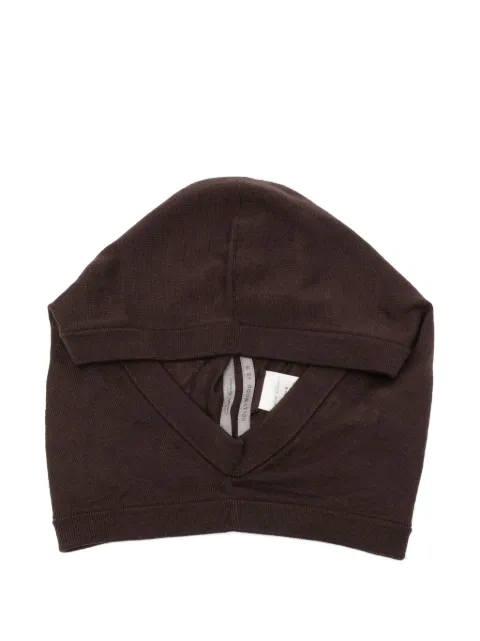 Rick Owens ribbed edge balaclava