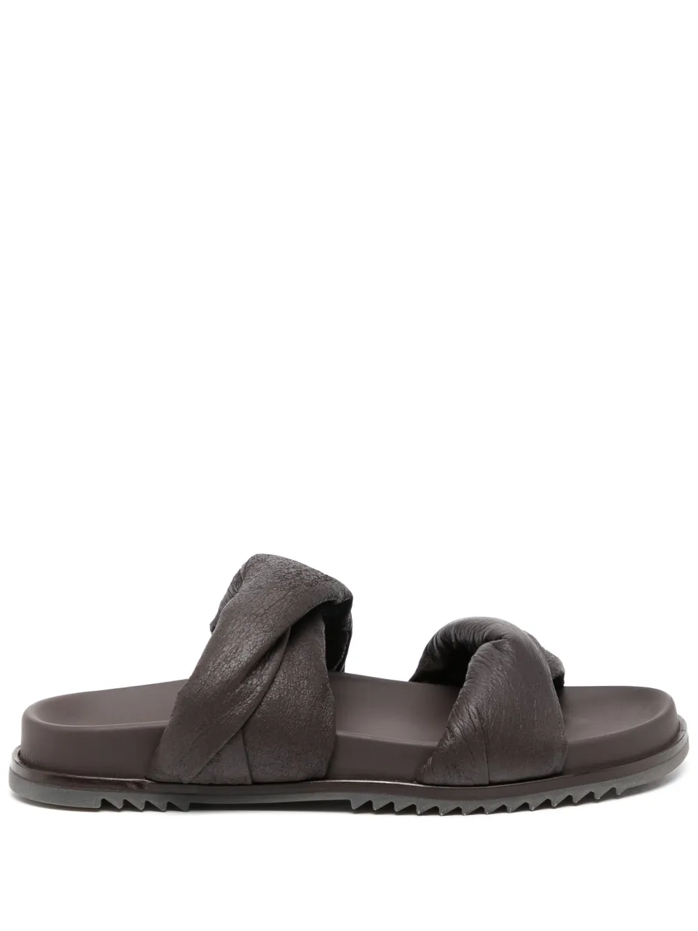 Rick Owens Sandalen met ronde neus Bruin