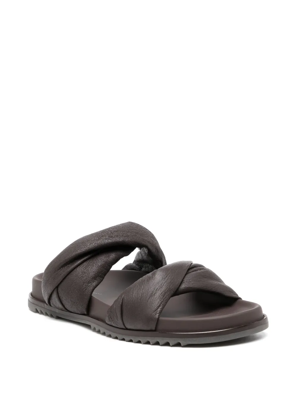 Rick Owens Sandalen met ronde neus Bruin