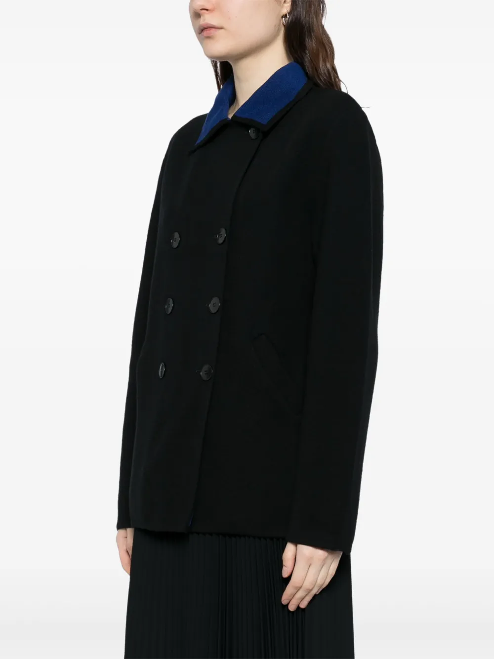 Shop Agnès B. Nigelle Coat In Black