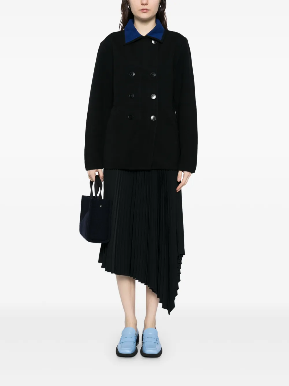 Shop Agnès B. Nigelle Coat In Black