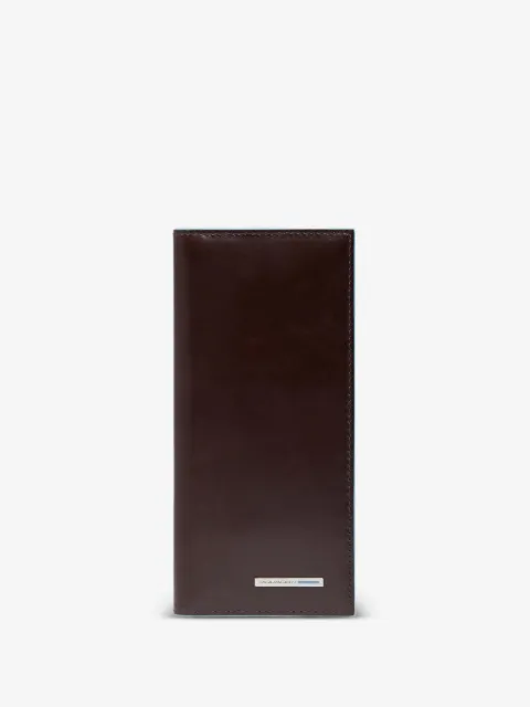 PIQUADRO logo-plaque leather wallet