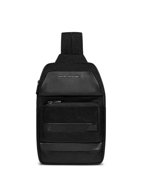 PIQUADRO mochila con placa del logo