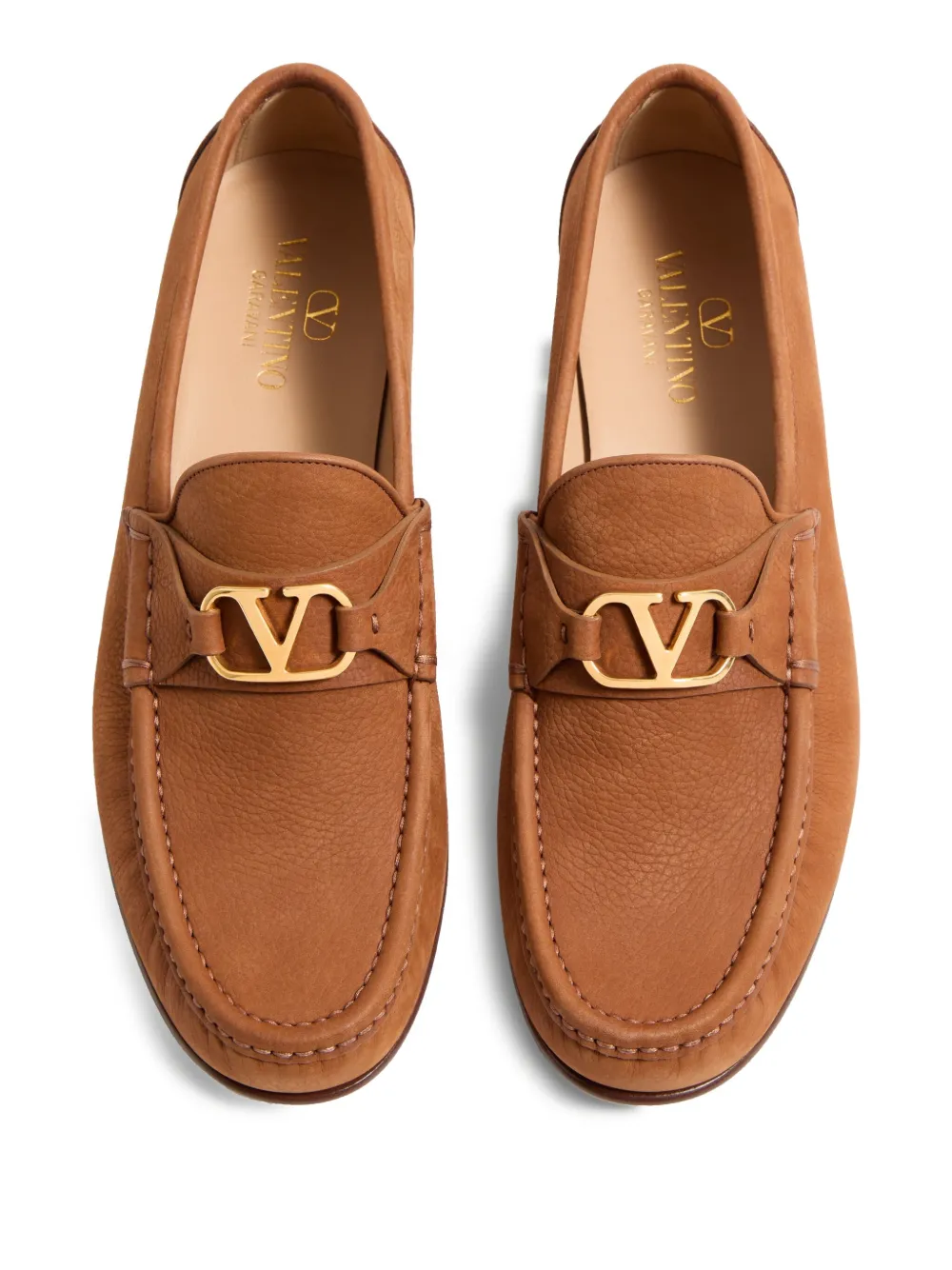 Valentino Garavani VLogo suede loafers Bruin