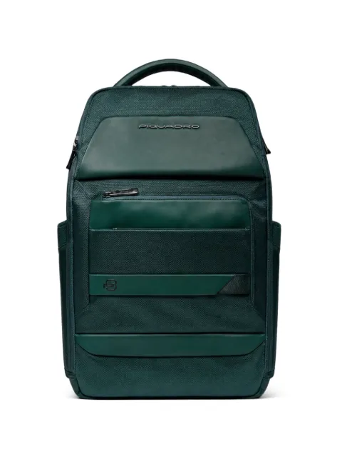 PIQUADRO mochila con placa del logo