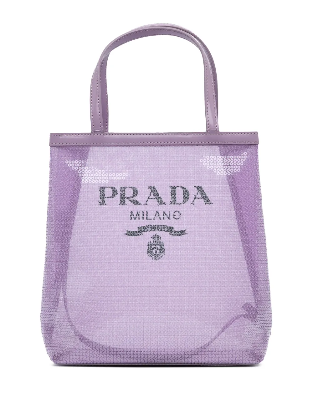 2000-2013 Small Sequined Mesh Logo tote bag