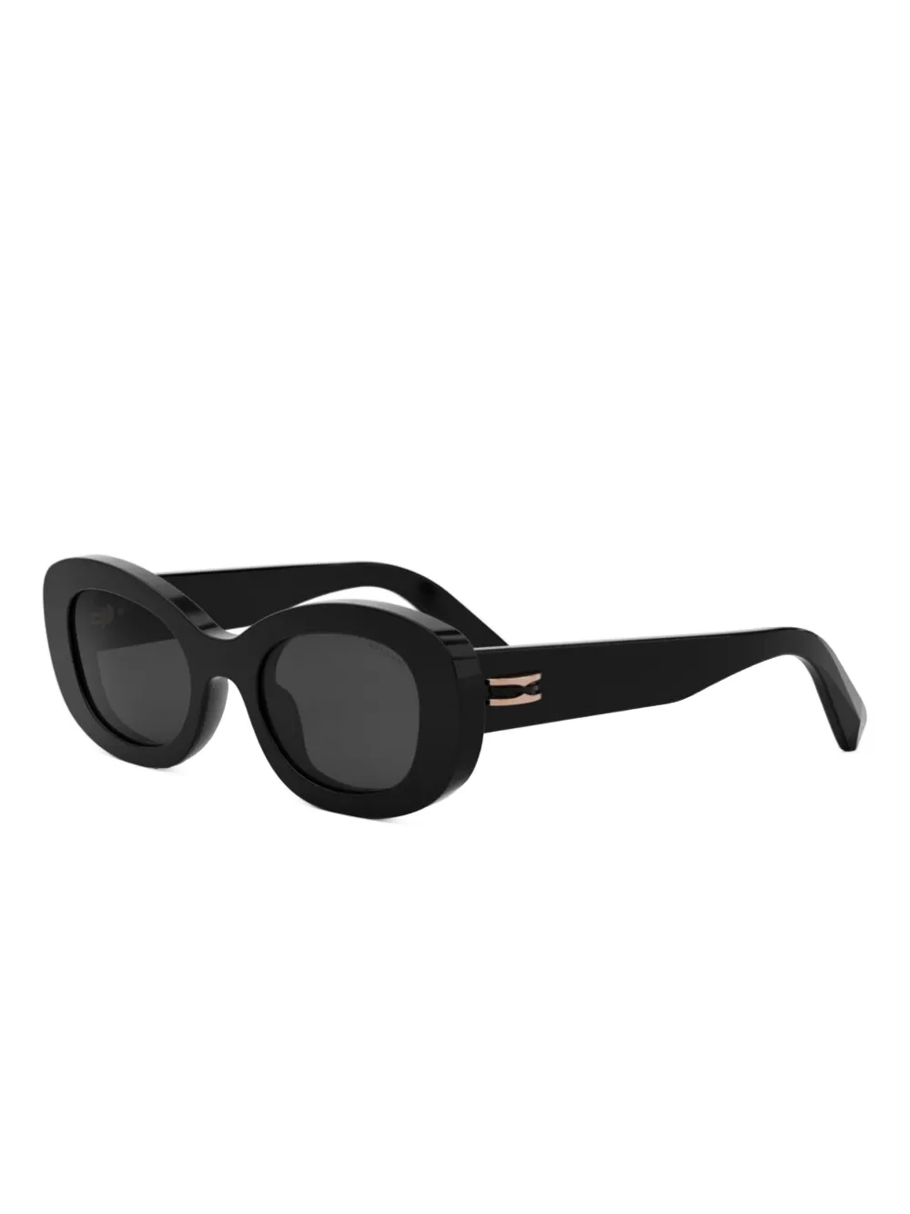 Bvlgari geometric-frame sunglasses - Zwart