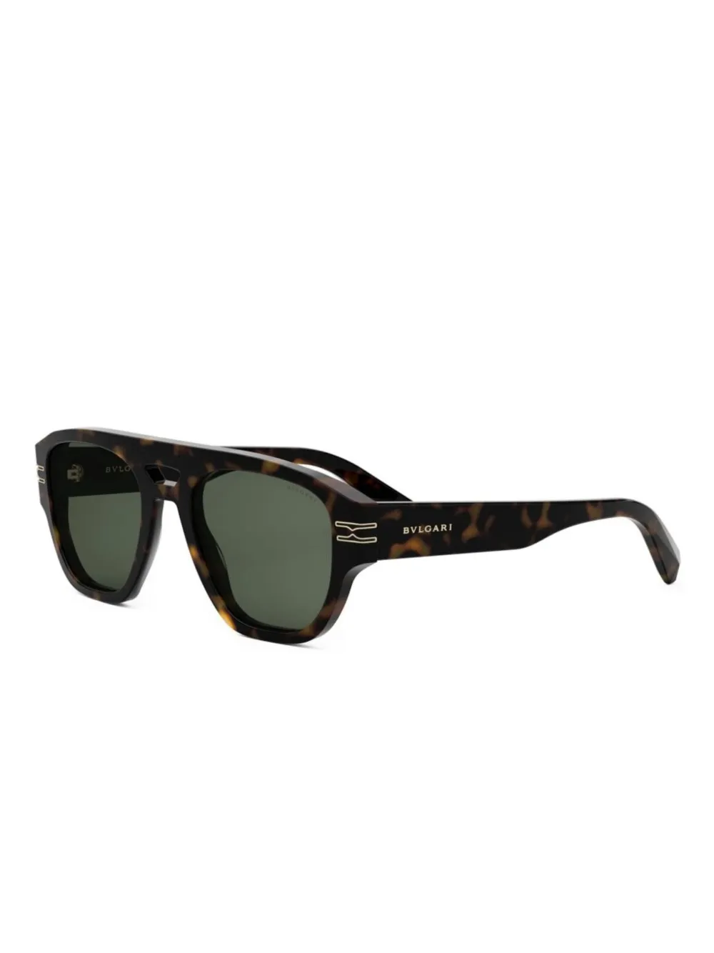 Bvlgari pilot-frame sunglasses - Bruin