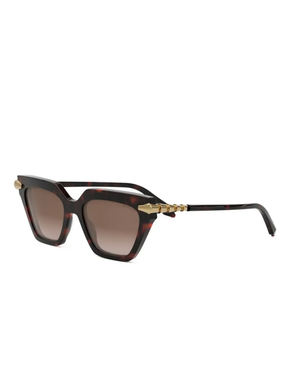 Bvlgari cat-eye frame sunglasses - Bruin