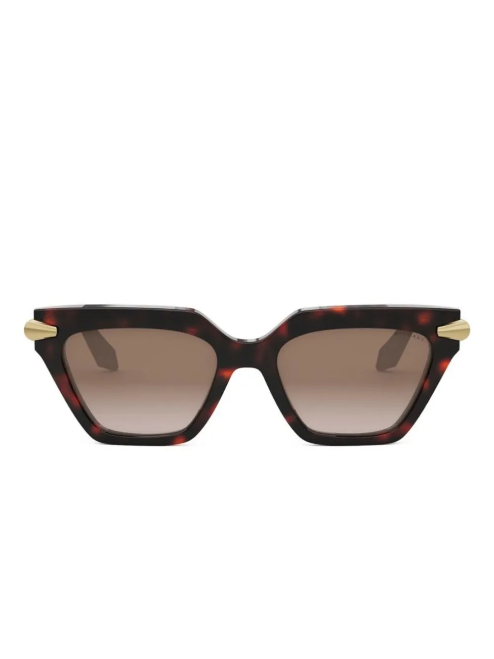 Bvlgari Zonnebril met cat-eye montuur Bruin