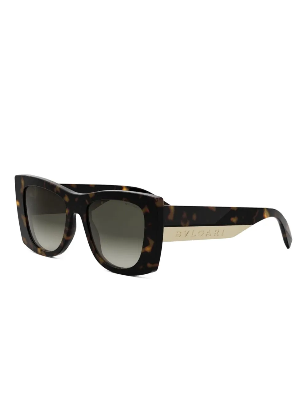 Bvlgari square-frame sunglasses - Bruin