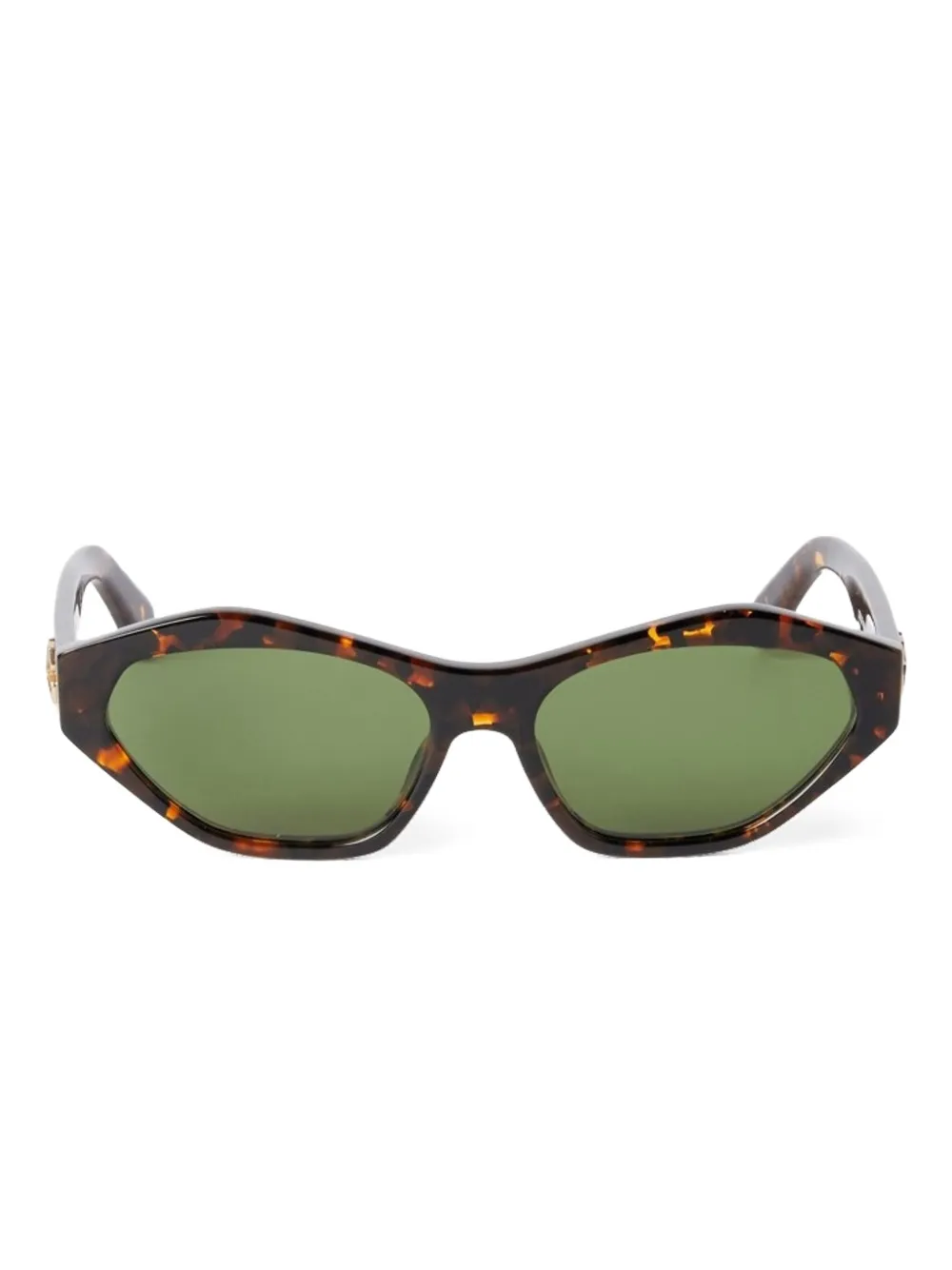 Off-White Eyewear キャットアイ サングラス - ブラウン Off-White Eyewear キャットアイ サングラス - ブラウン