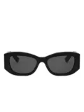 Bvlgari geometric-frame sunglasses - Black