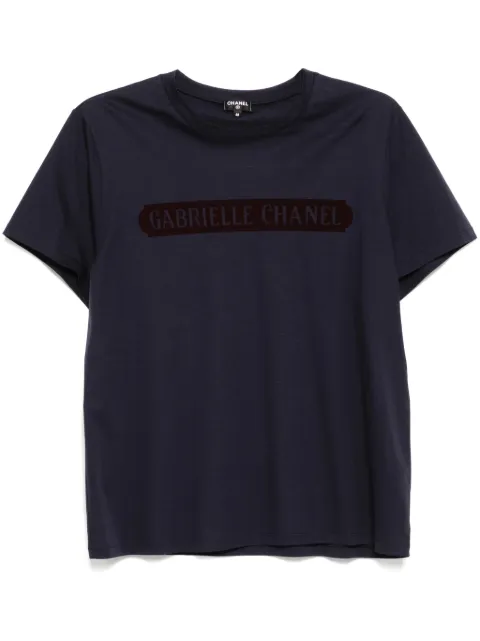 CHANEL Pre-Owned 2017-2018 cotton T-shirt