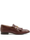 Valentino Garavani VLogo Signature fringed loafers - Brown