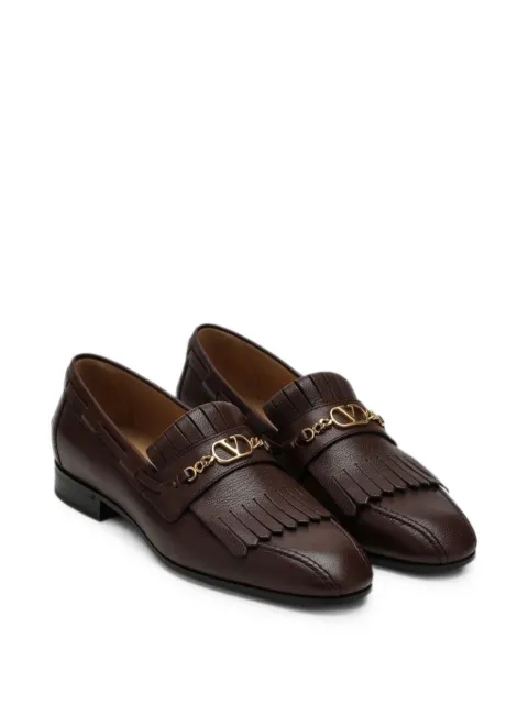 Valentino Garavani VLogo Signature fringed loafers