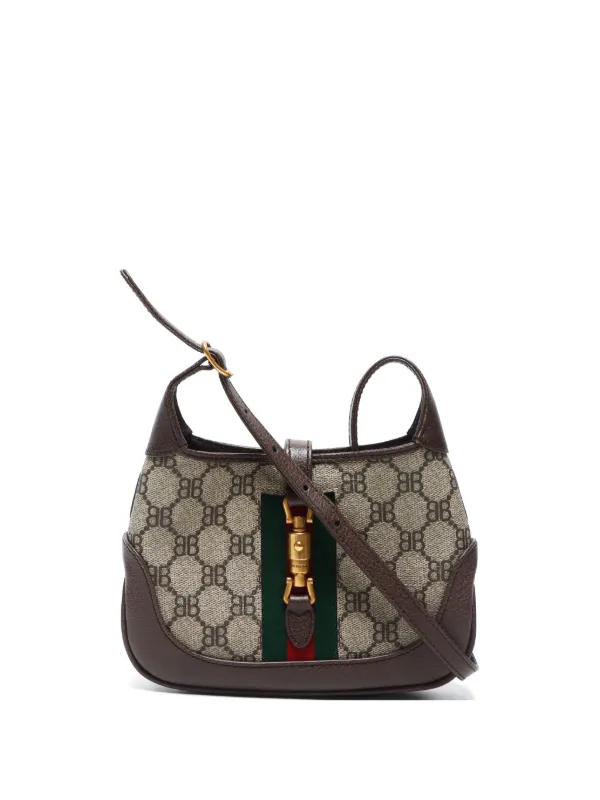 Gucci Pre-Owned x Balenciaga 2024 ジャッキー 1961 ショルダーバッグ