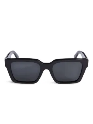offwhite サングラス Off-White ラウンドレンズ サングラス | ブラック | FARFETCH JP