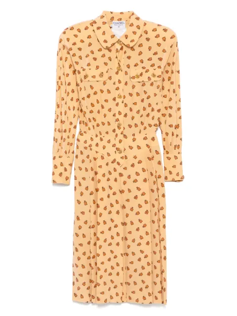CHANEL Pre-Owned 1990-2000s graphic-print dress