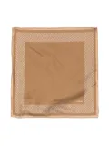 TOM FORD silk pocket square - Brown