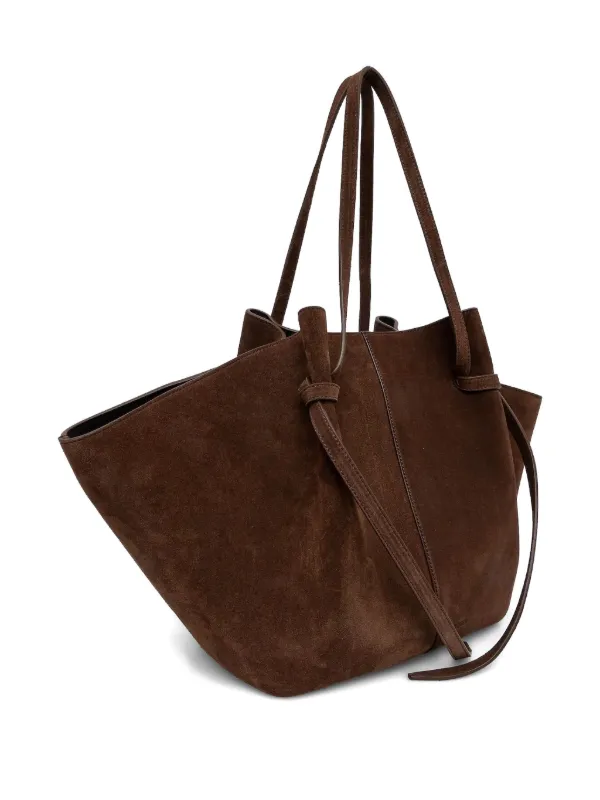 Yuzefi Suede Tote Bag Brown FARFETCH ID