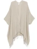 Brunello Cucinelli linen cape - Neutrals