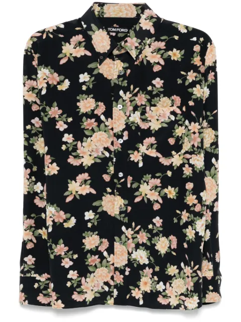 TOM FORD floral-print shirt  