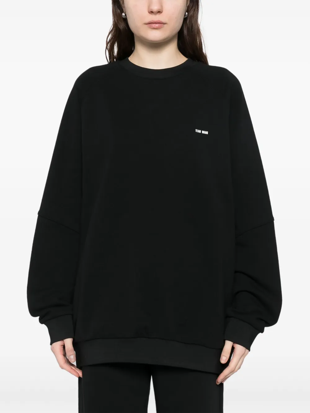 Team Wang Design The Original 1 Crew-neck Sweatshirt In Black