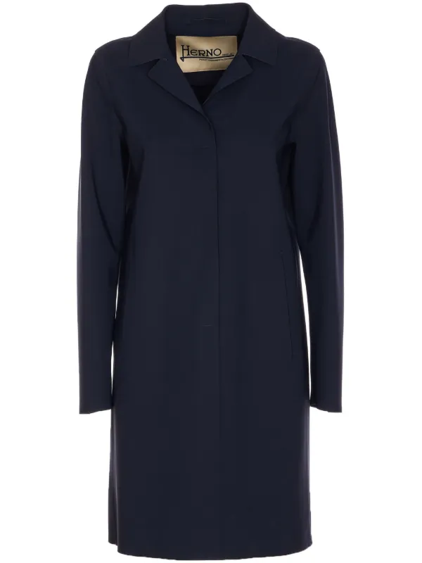 Herno Parka Coat in Blue