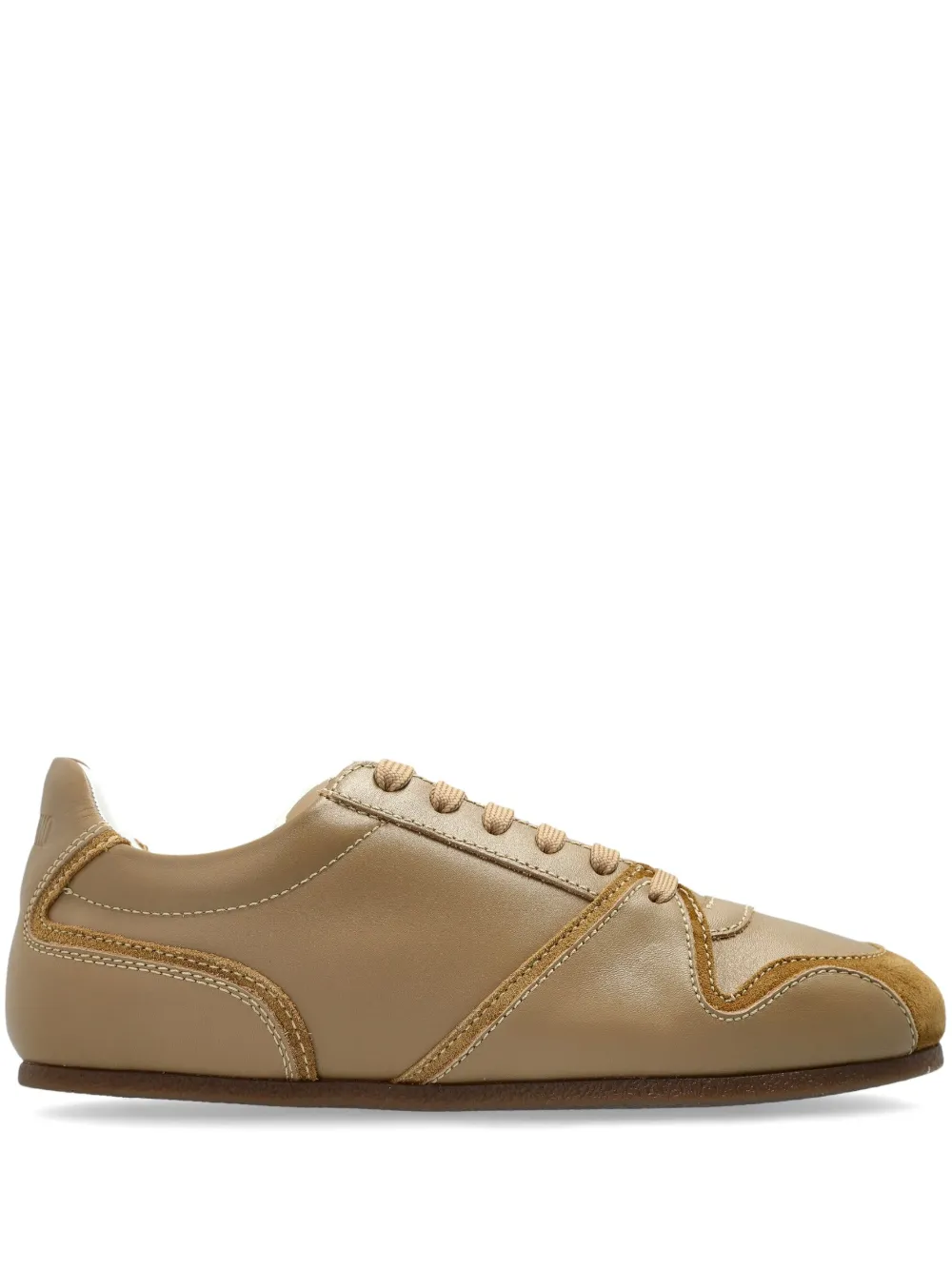 Moschino Leren sneakers Beige