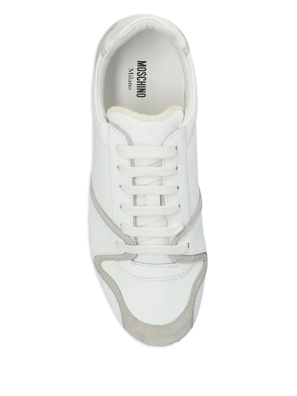 Moschino Leren sneakers Wit